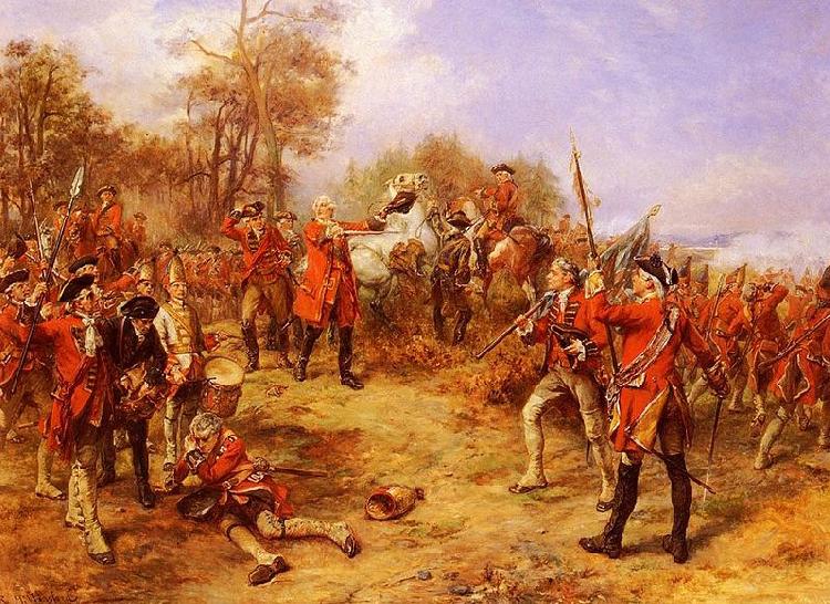 Robert Alexander Hillingford George II at the Battle of Dettingen oil painting image